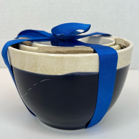 3 Piece Nantucket Home Christmas Nesting Bowls-Hand Painted New Unused - Picture 3 of 6